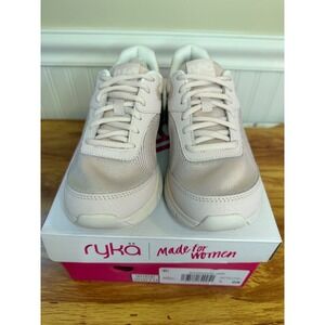 NIB Ryka Rae Taupe Walking Sneakers Wide Width Size 6W NEW IN BOX